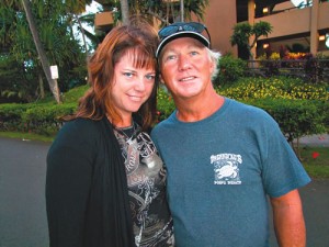 Faith Harding of Lihue and Gary Case of Poipu