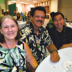 Linda Hunt, Nelson Kaai and Tom Fujimoto