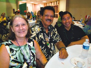 Linda Hunt, Nelson Kaai and Tom Fujimoto