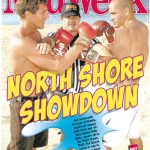 Irons and Kelly Slater on MidWeekâ€™s Nov. 19, 2003, cover and an inside photo (Byron Lee photos