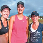 Brigetta Walsh, Kelly Lee and Carrie Schneck