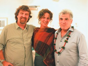 Stephen Connela, Gretchen Seaver and Tom Lieber