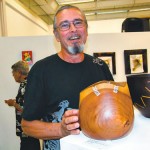 Wayne Jacintho with his award-winning bowl