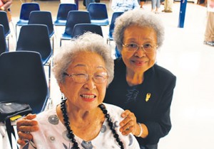 Lucia Valentin and Jennie Yukimura
