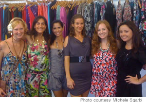 Hanalei Trading Girls team (from left) Kelly Keane, Andrea Weston-Webb (owner) Michelle Sgarbi (partner-manager), Malia Reghi, Simone Smith and Ana Maria Hirsch