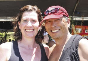 Michelle Vincent and Larry Kwan