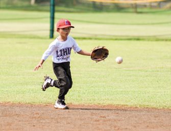 Braves, Angels Swing Into T-Ball Action